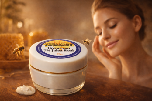Crema Facial para cara y manos con jalea Real, 30 gr